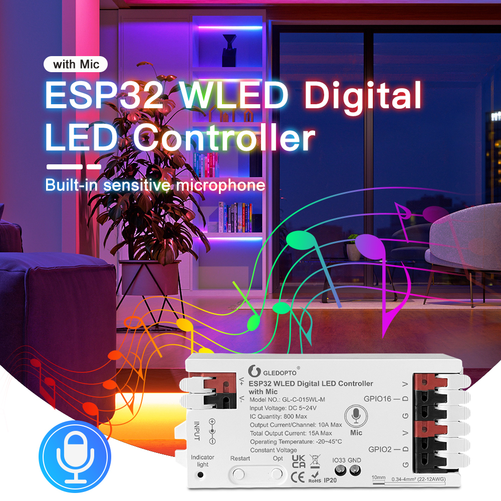 WLED Smart Wifi 360 Round Tube - Smart Home Youtube avis et prix