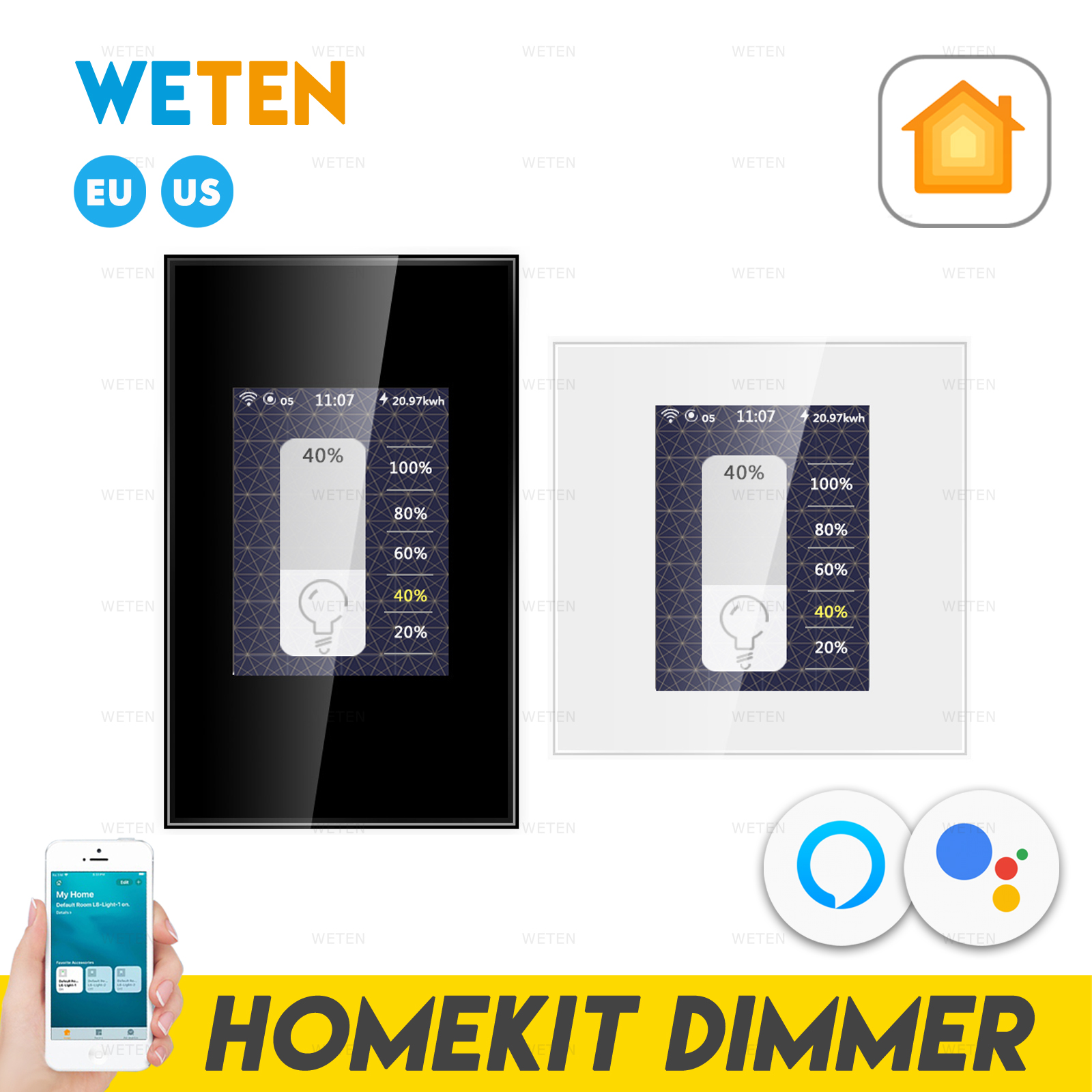 Smart Wifi Dimmer Switch Work  - Smart Home Apple avis et prix