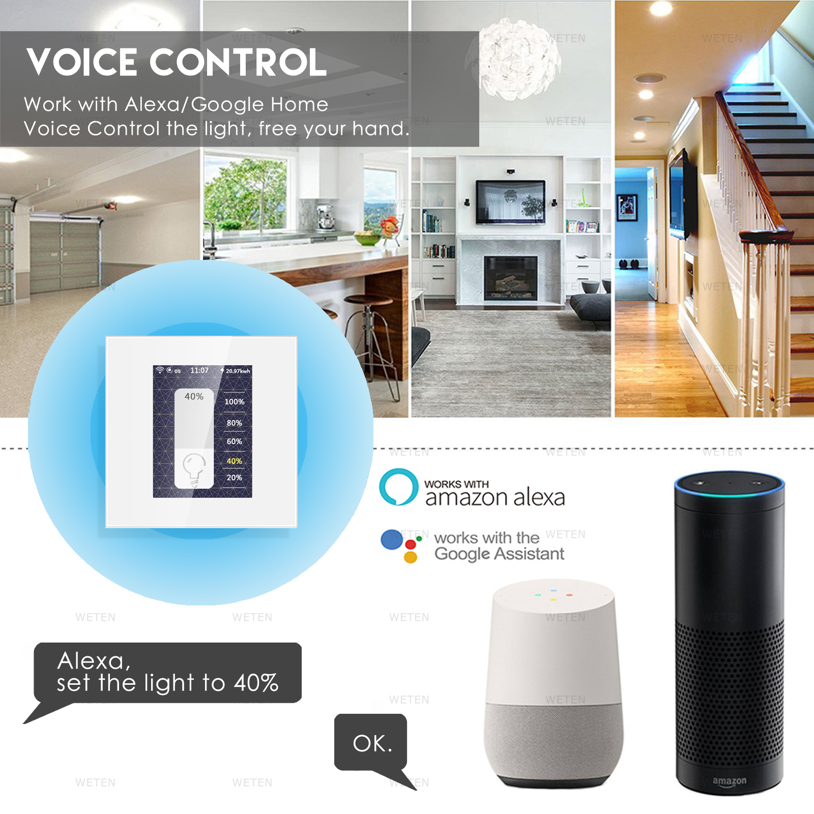 Smart Wifi Dimmer Switch Work  - Smart Home Apple avis et prix