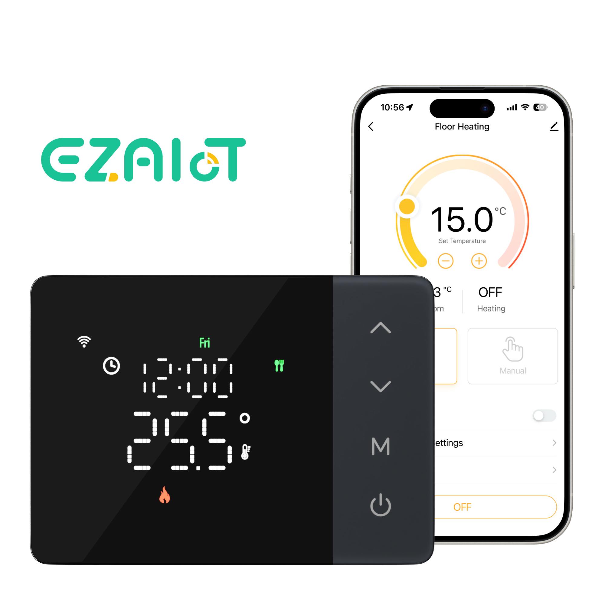 Tuya smart battery powered wif - Smart Home Thermostat avis et prix