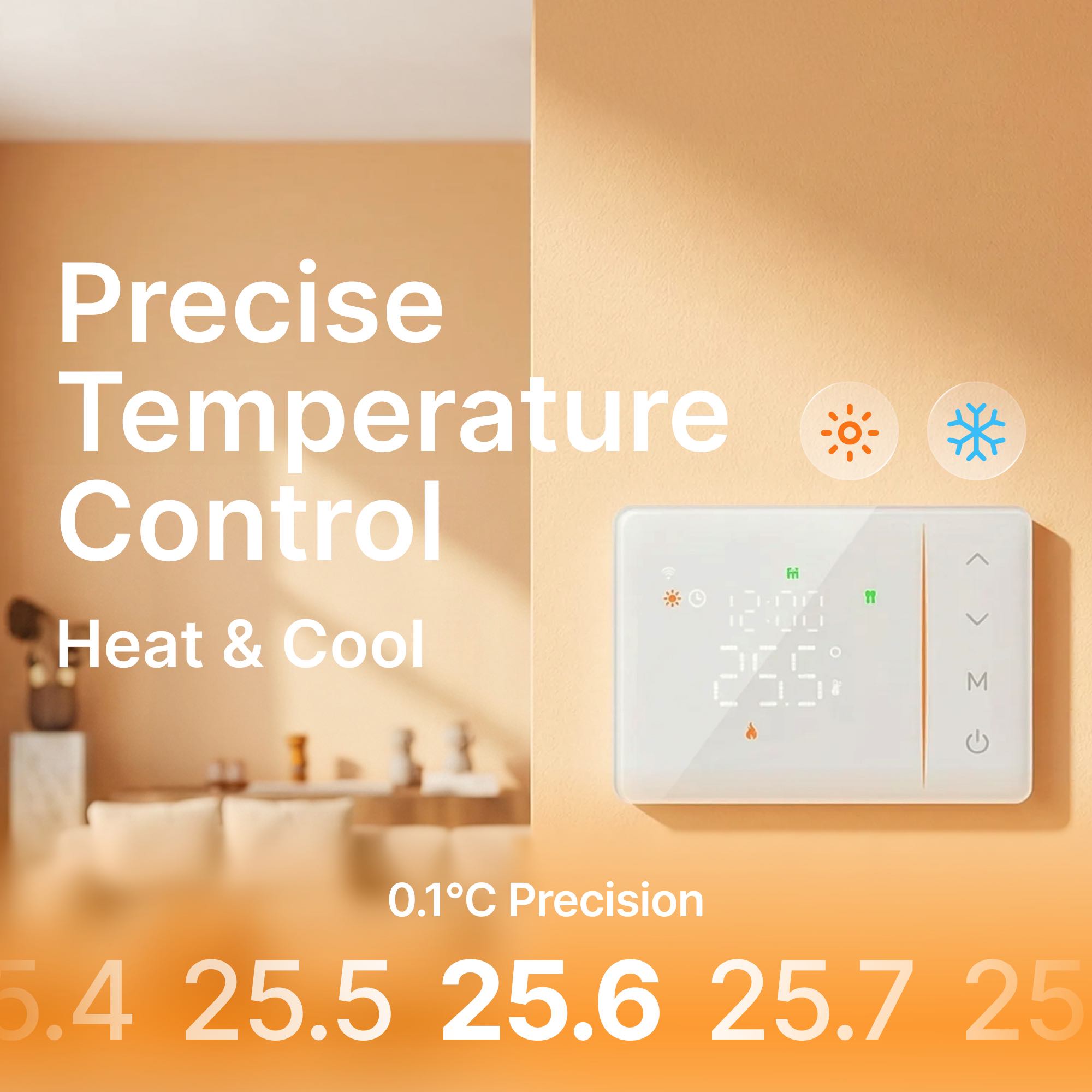 Tuya smart battery powered wif - Smart Home Thermostat avis et prix
