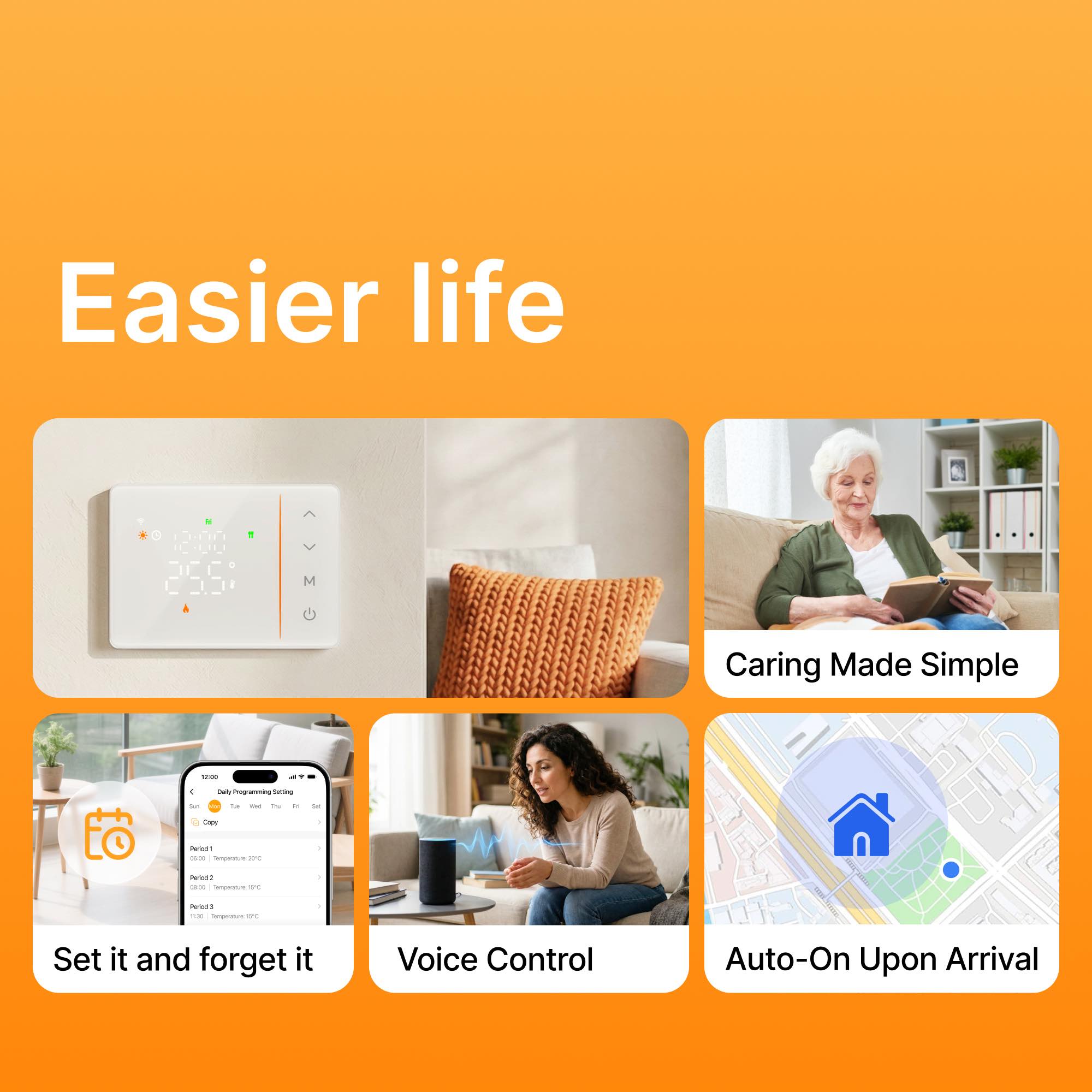 Tuya smart battery powered wif - Smart Home Thermostat avis et prix