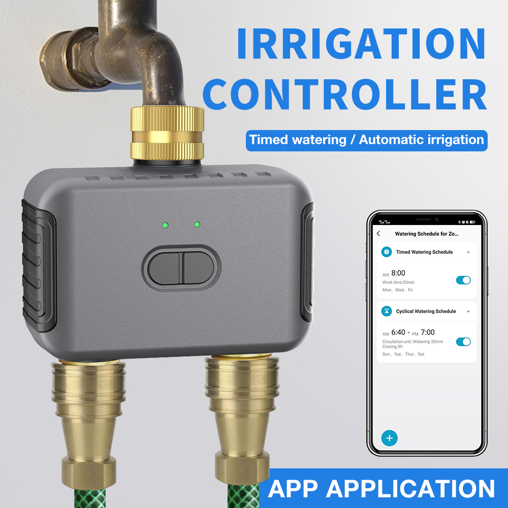 Tuya 2 Zone Watering Timer Gar - Smart Home Devices avis et prix
