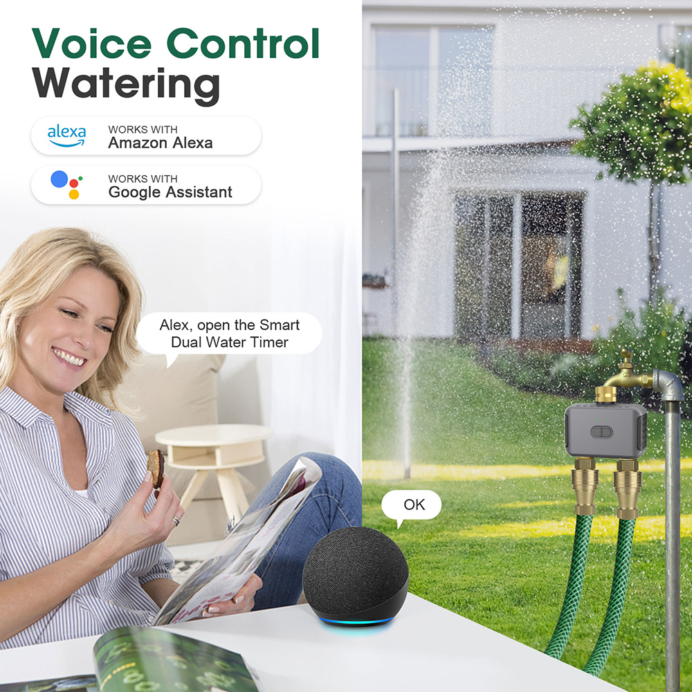 Tuya 2 Zone Watering Timer Gar - Smart Home Devices avis et prix