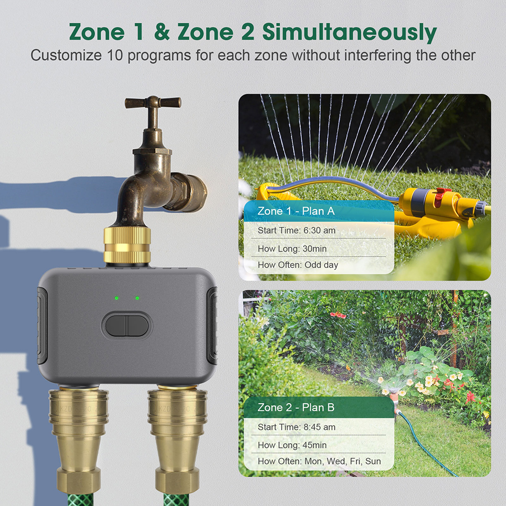Tuya 2 Zone Watering Timer Gar - Smart Home Devices avis et prix