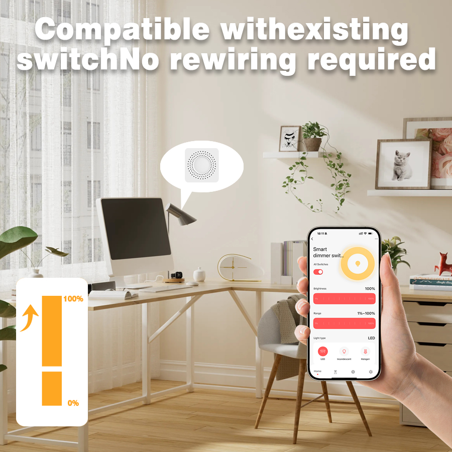 Tuya WiFi Hidden Dimmer Switch - Tuya Smart Switch avis et prix